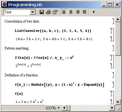 Example Programming
